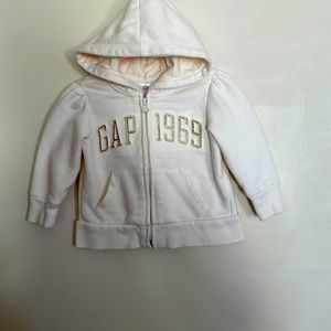 Infant zipper sweatshirt
